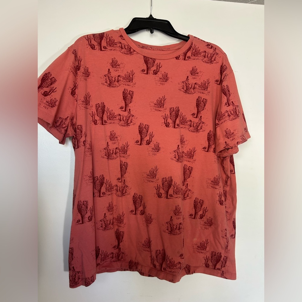 Goodfellow & Co Cactus Print Tee in Rust